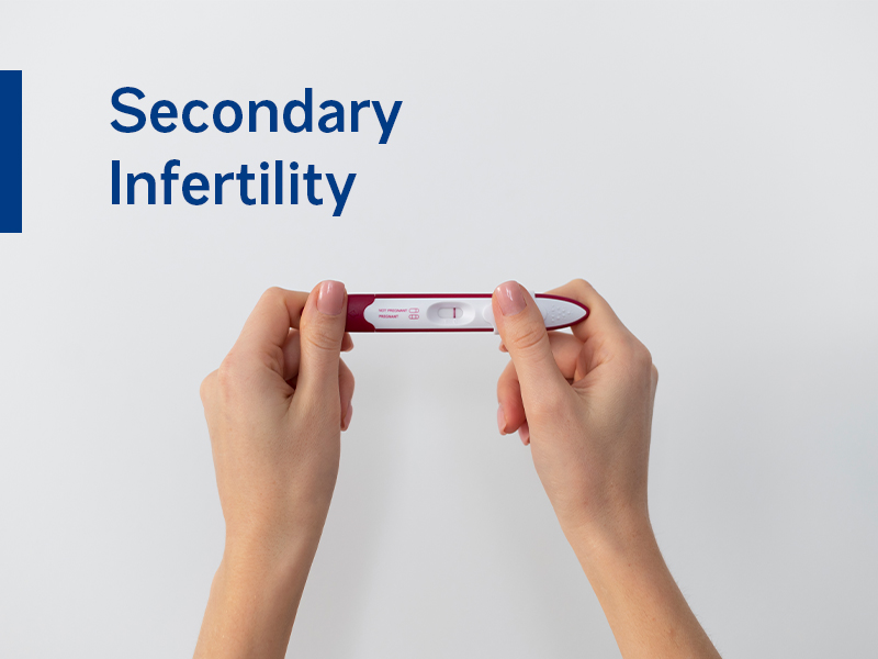 What is secondary infertility